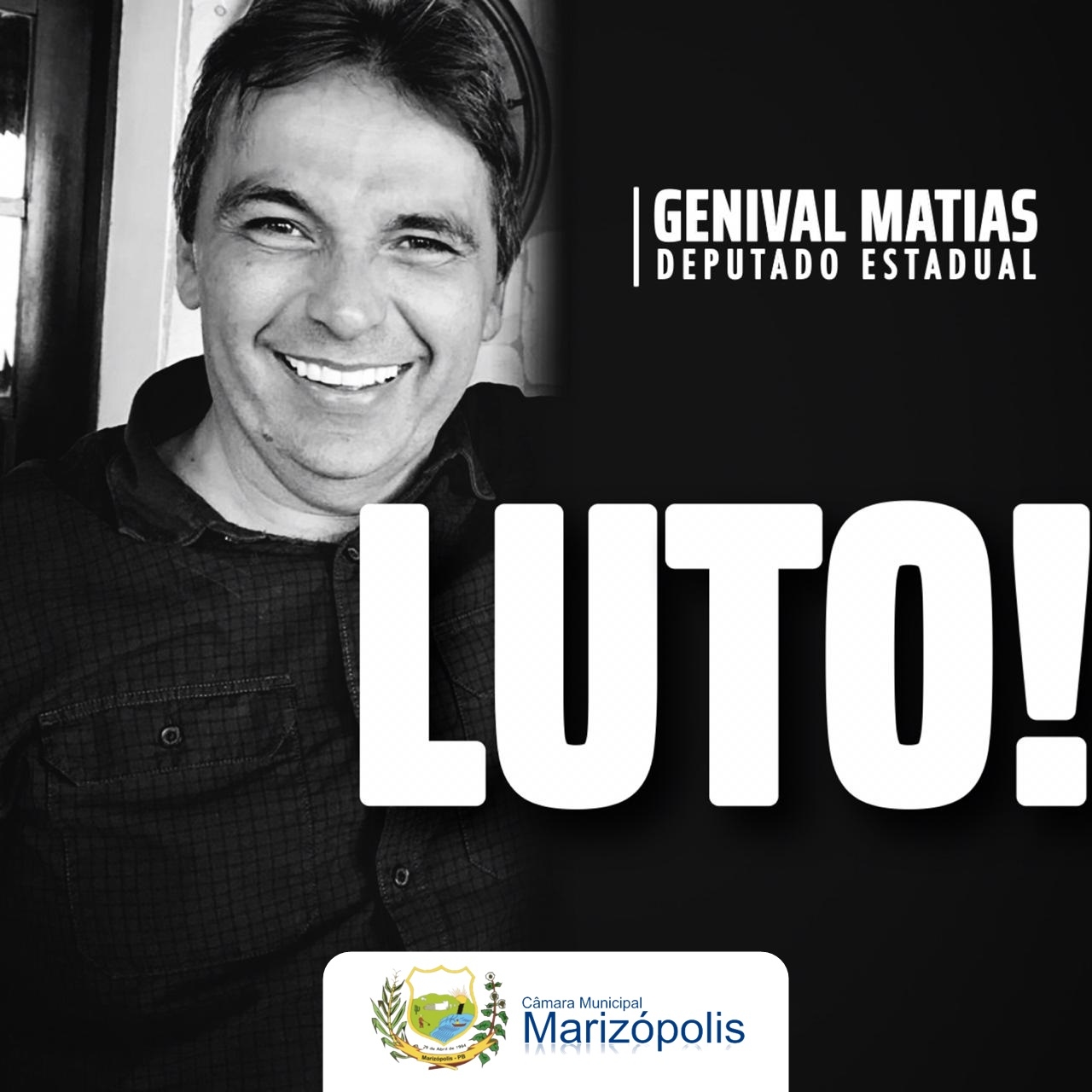 19072020 marizopolis genival Easy Resize.com - LUTO: Câmara de Marizópolis lamenta morte do deputado estadual Genival Matias